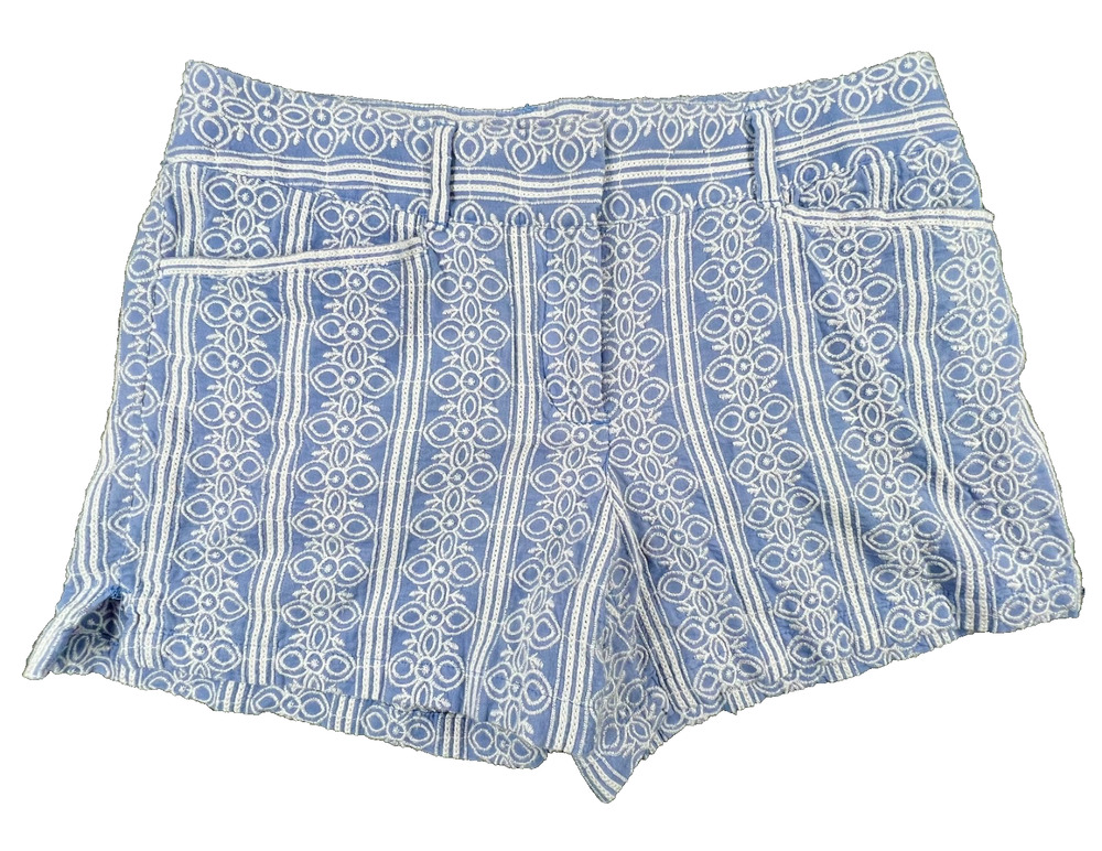 Ann Taylor Loft - The Riviera Shorts in Blue (Women's Size 0)